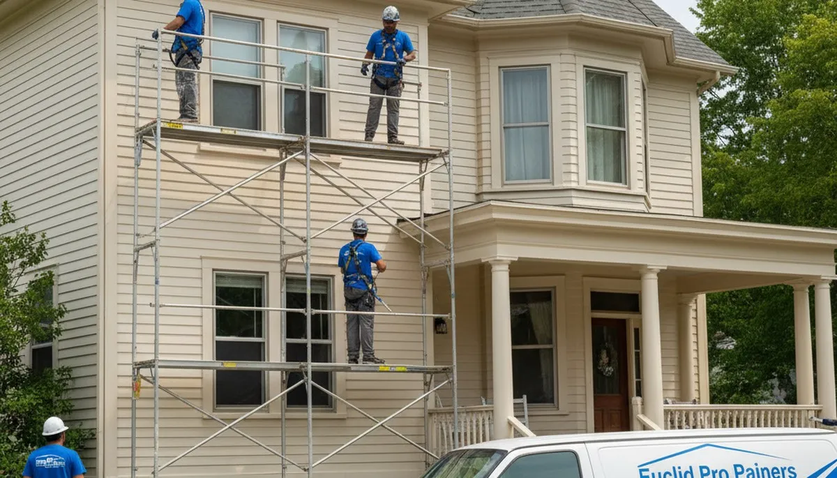 Professional painting crew serving Cleveland, OH for interior and exterior residential painting services