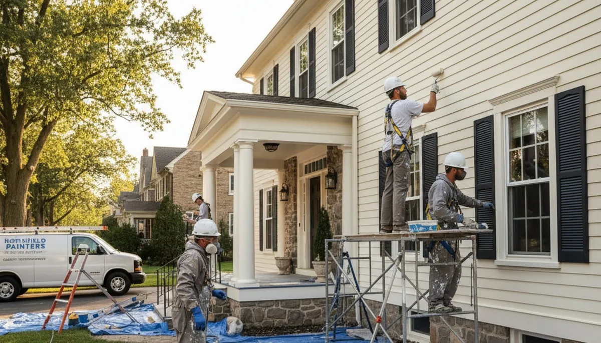 Professional painting crew serving Cleveland, OH for interior and exterior home painting services
