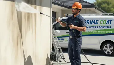 Cleveland, OH painters pressure washing siding, concrete, and decks for a clean exterior