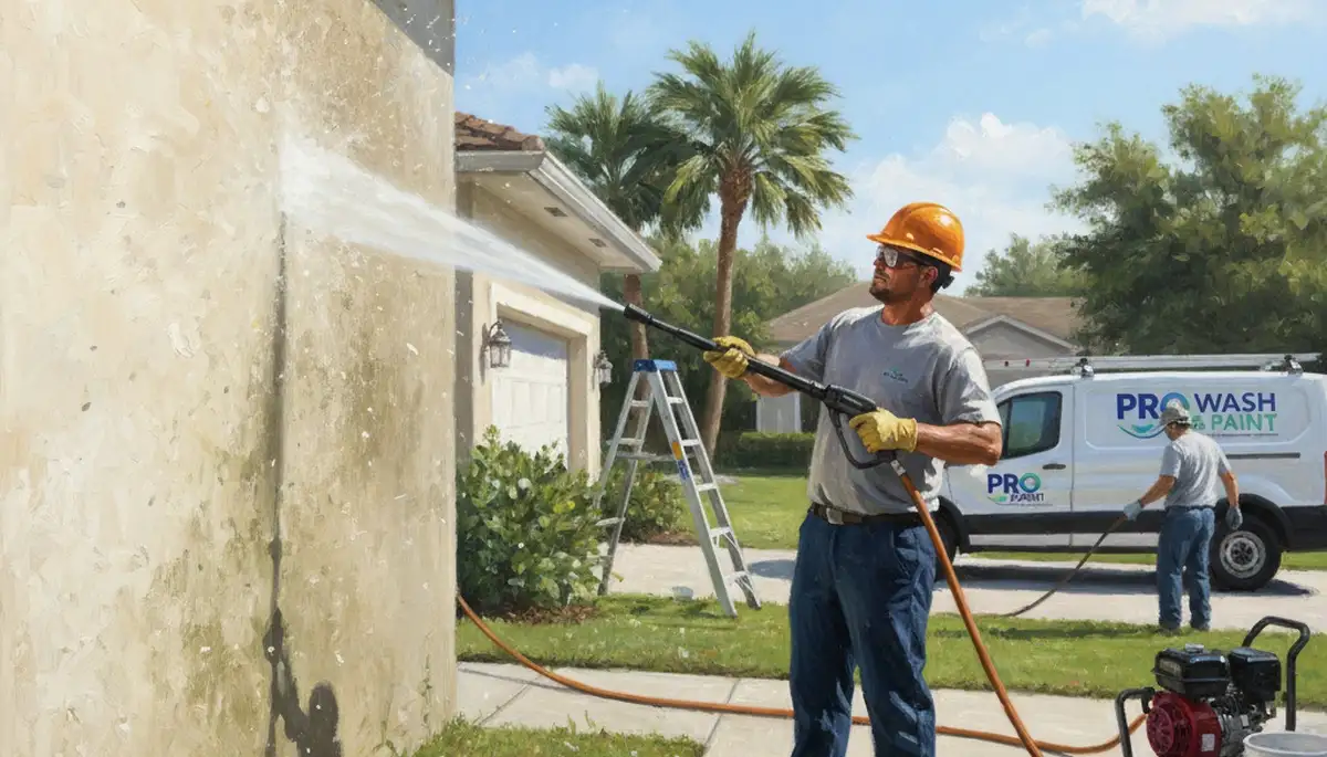 Cleveland, OH pressure cleaning service removing grime from siding, concrete, and decks